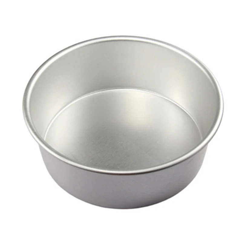 

Retail 4 Pcs Cake Pan Aluminum Alloy Round Baking Pans Cake Pans Set Easy to Clean Dishwasher Washable 6.7 Inches Cake Mould