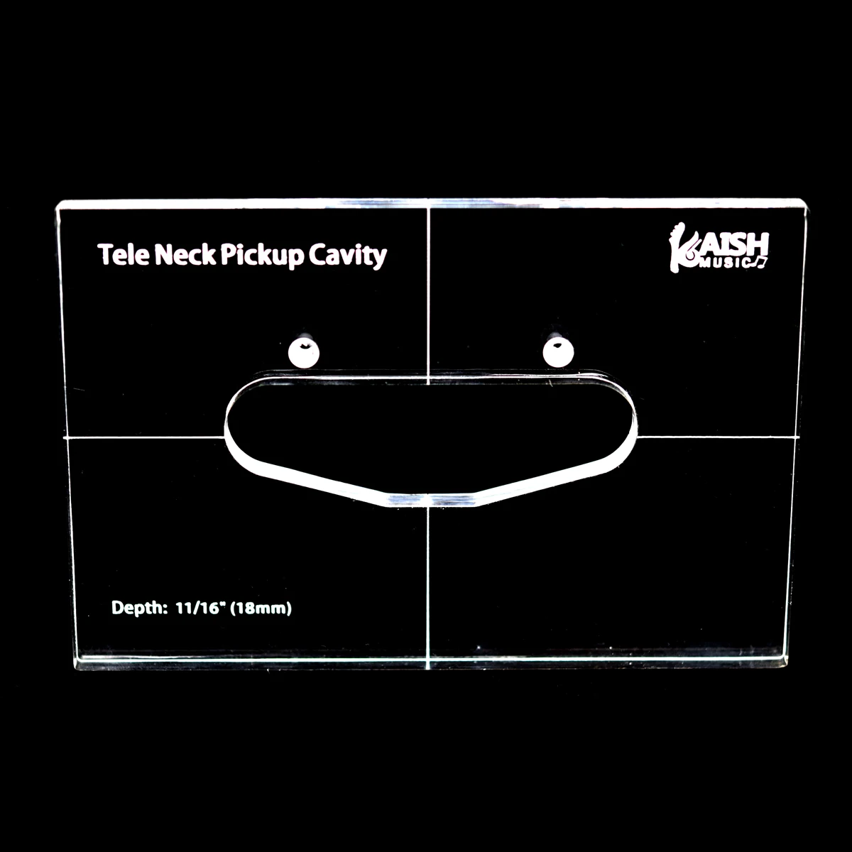 

KAISH Acrylic Pickup Routing Template Pickup Templates for Tele Body or Pickguard Rout