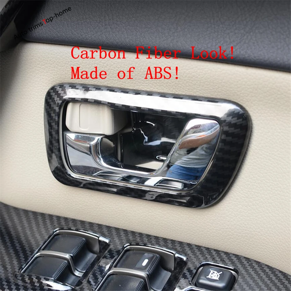 

Yimaautotrims Inner Door Pull Doorknob Handle Bowl Cover Trim Fit For Mitsubishi Pajero V97 V93 V80 Montero Limited 2009 - 2021
