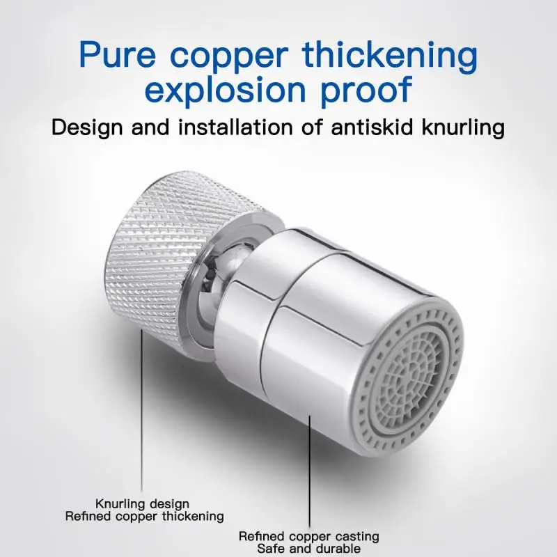 

Kitchen Faucet Aerator 2Mode Adjustable Water Filter Diffuser Water Saving Cool Nozzle Faucet Connector Shower Faucet Spray