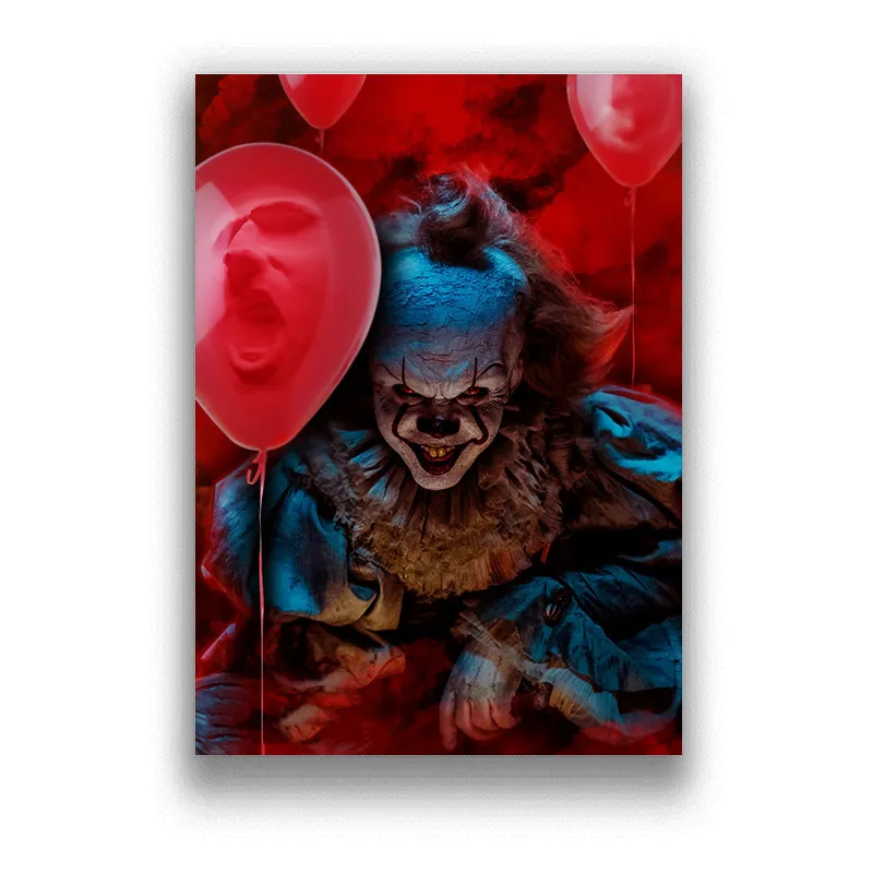 Настенные стикеры Stephen King's It с белым покрытием бумажные принты четкое