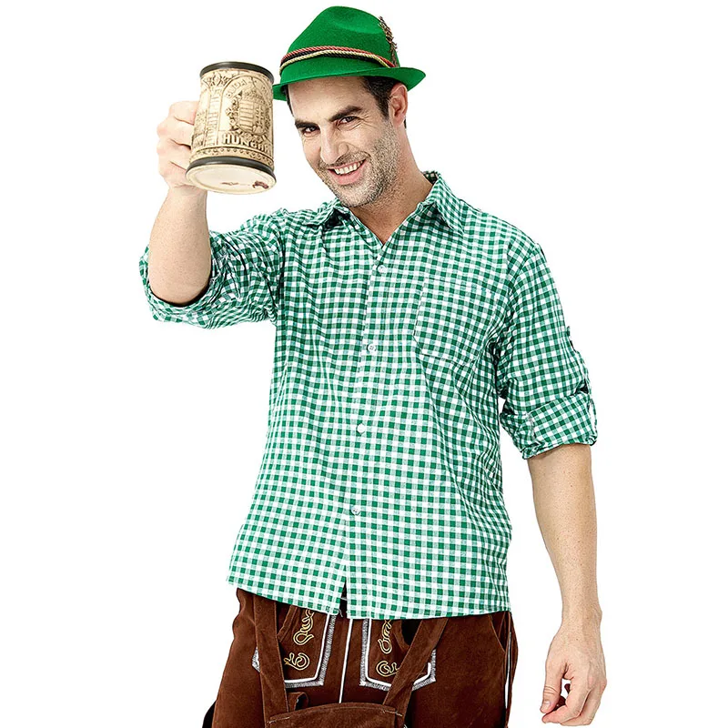 Роскошный мужской костюм Октоберфест Костюм 3 шт./компл. немецкий баварский фестиваль пива мужские Косплей костюмы на Хэллоуин