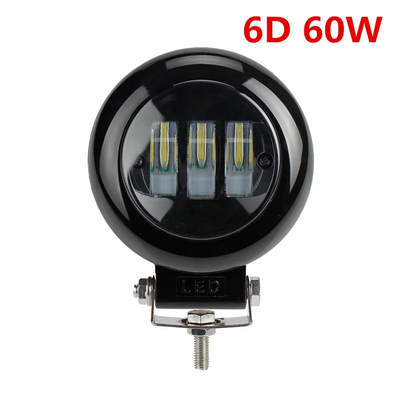 Spot 60W Round OKEEN 27 Вт 48 Вт 42 Вт 51 Вт 60 Вт светодиодный Lligt бар точечный светодиодный светильник s для внедорожника светодиодный для вождения автомобиля грузовик 4x4 ATV Трактор светодиодный светильник - Цвет: Spot 60W Round