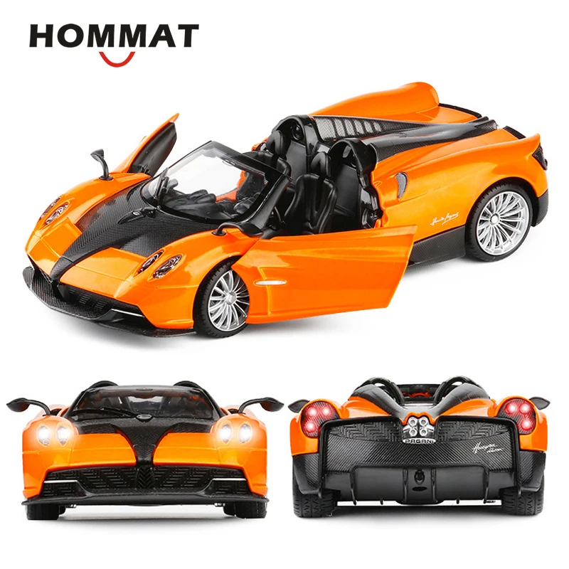 HOMMAT 1:24 Pagani Huayra Roadster модель автомобиля из сплава металла игрушка Моделирование