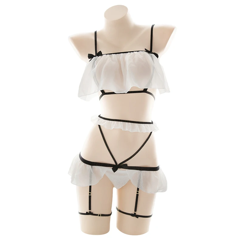 

Anime Lolita Girls Sexy Lace Lingerie Hot Uniform Temptation Cosplay Costumes Outfit Erotic Chiffon Cute Soft Exotic Sets