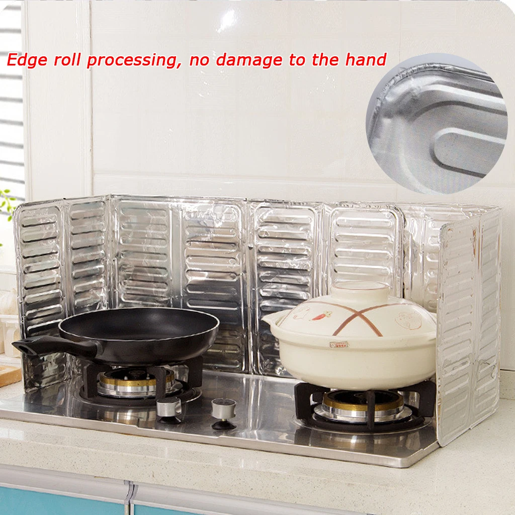 Защита от брызг масла для кухни складная защита разбрызгивания на газовой плите