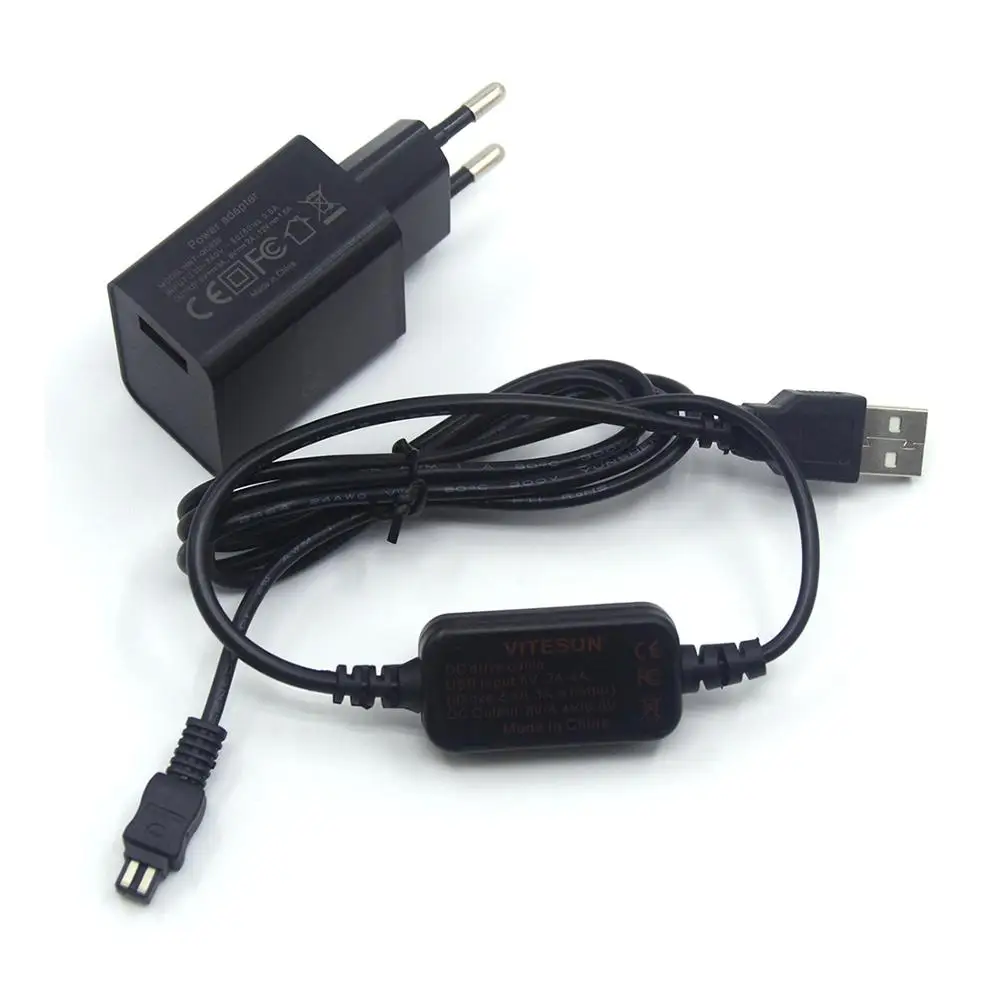 AC-L200 AC-L20 AC-L25A зарядка 5V USB кабель Быстрое зарядное устройство для Sony NEX-VG900 VG20 VG30 DCR-SX85 SX53 SX33 SR90 SR77 HC8