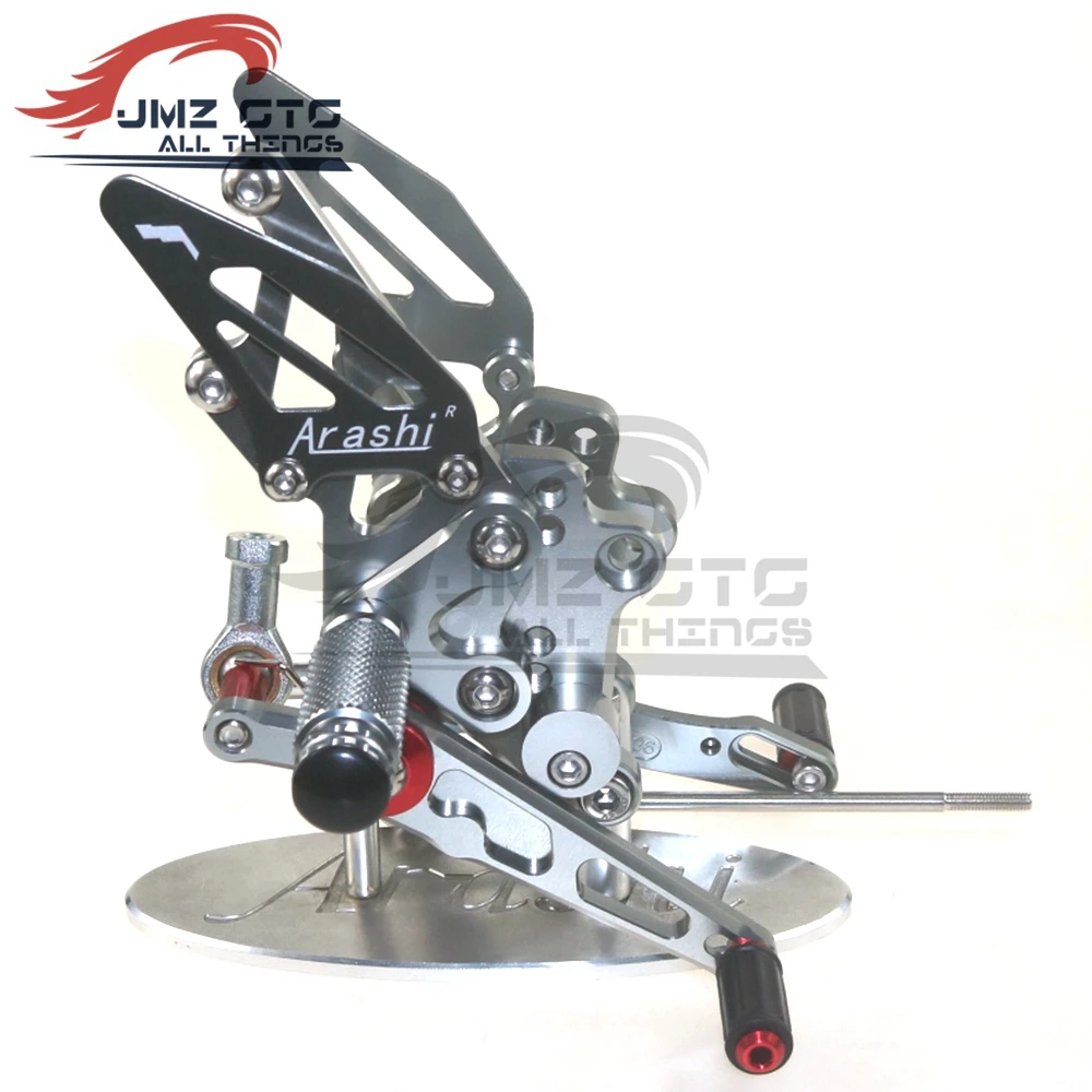 Мотоцикл CNC регулируемый задний комплект Rearsets подставка для ног KAWASAKI NINJA250R NINJA300