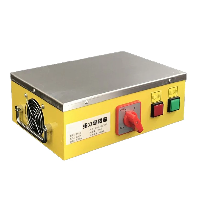 

Metal Mold Demagnetizer TC-3 Powerful Demagnetizer Plane Demagnetization Desktop Degausser High-Power Super Powerful Type