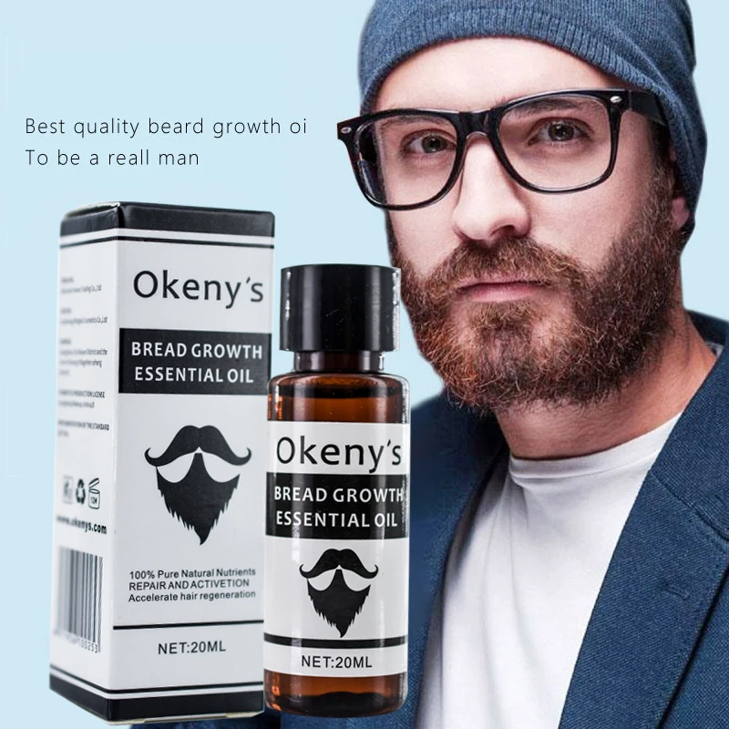 Оригинальное 100% натуральное масло для ускорения роста бороды стимулятор усов