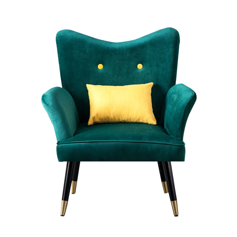 Скандинавский одиночный диван минималистичный для отдыха Ins светильник