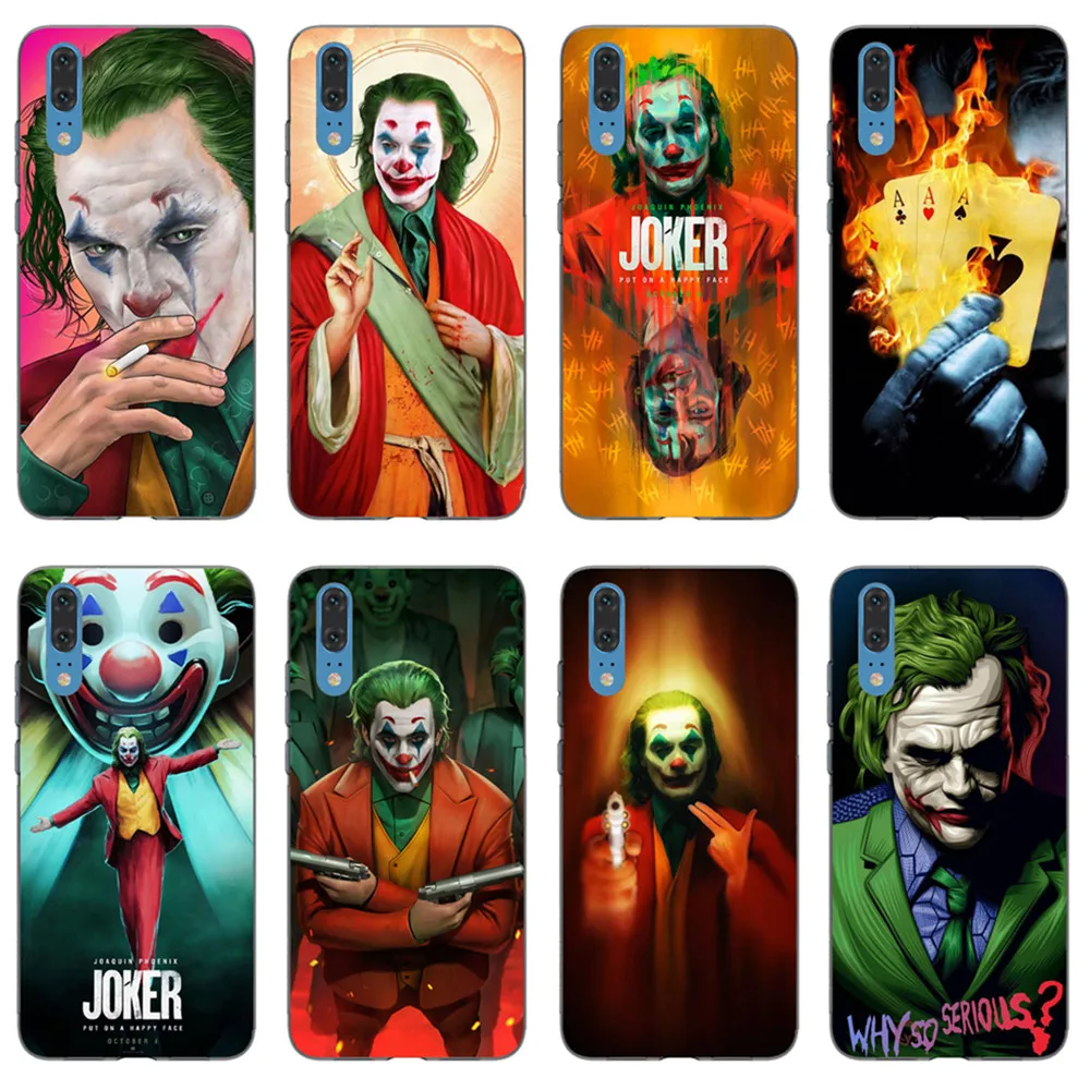 2019 страшная пленка Джокер Хоакин Феникс Мягкий силиконовый чехол для телефона