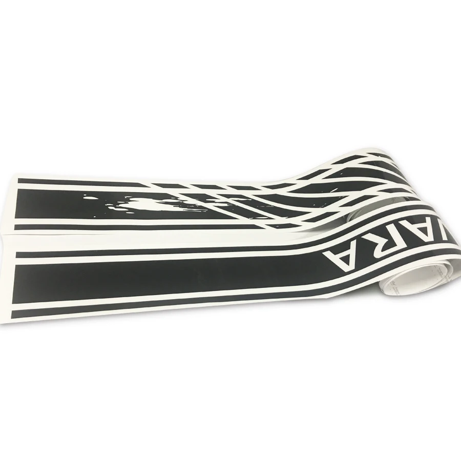 Автомобильные наклейки 2 шт. маркировка градиент боковая дверь полоса