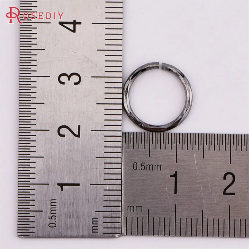 

(38944)30PCS 13MM Silver Color Brass Split Rings Connect Rings Jewelry Making Supplies Diy Findings Accessories