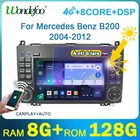 магнитола 2 din android 10 с экраном автомагнитола для Mercedes Benz W245 B200 2004-2012 W169 W639 Viano W906 Sprinter Volkswagen VW Crafter интеллектуальные системные Мультимедиа видеоплееры Навигация Навигатор