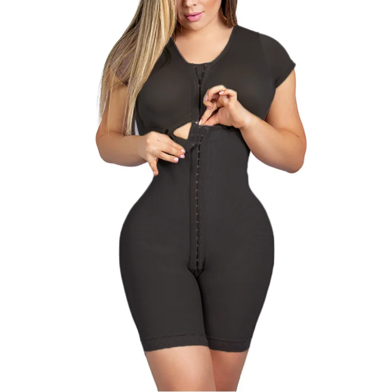 Fajas Colombianas Corset Waist Trainer Women Shapewear With Bra Tummy Slimming Modeling Butt Lifter Body Shaper Body Fat Burn