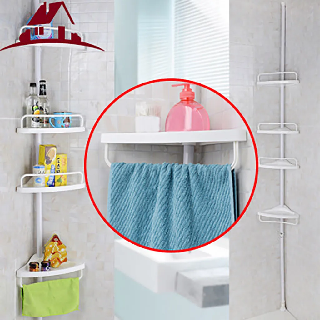 

Shampoo Shower Shelf Holder Kitchen Storage Rack Organizer Storage Wall Holder Shelves Suction Cup Corner Shower Shelf Bathroom