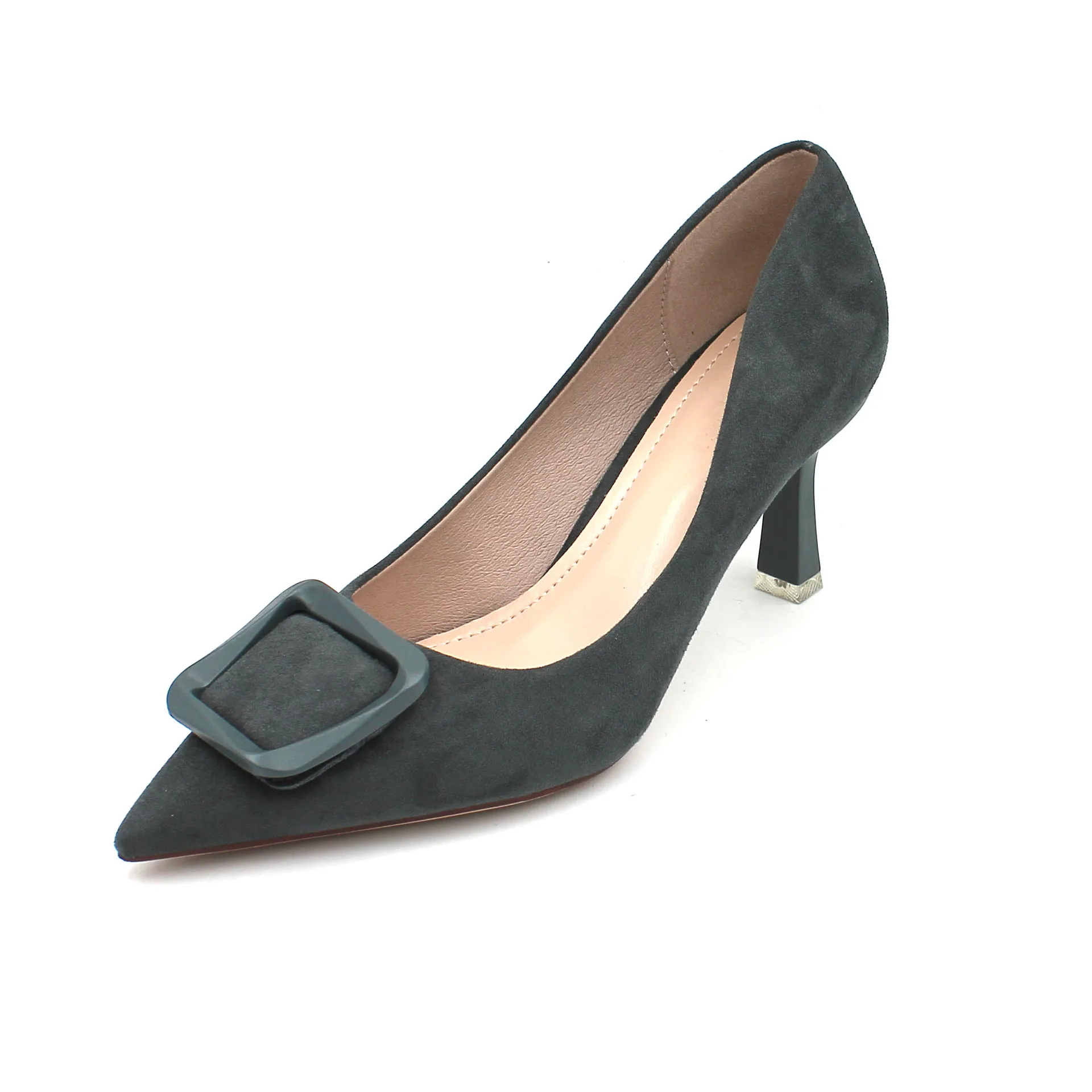 

New autumn and winter women's high-heeled women's shoes, women's singles, rubber sole 5.5cm and 7.5cm heel