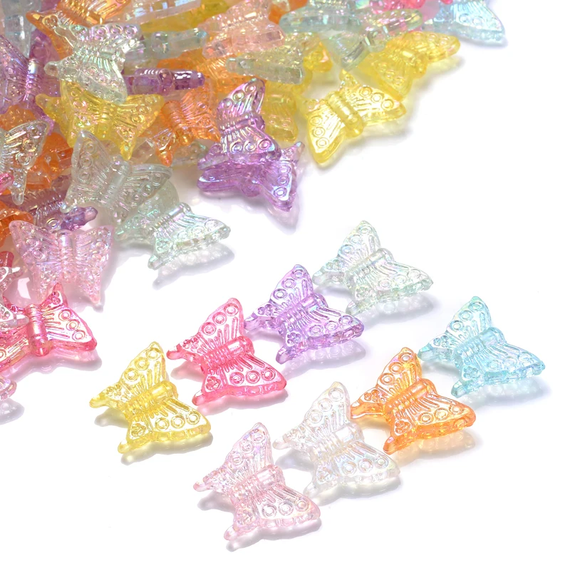 

Бусины акриловые в форме бабочки, 12 х15 мм, 50 комплектов