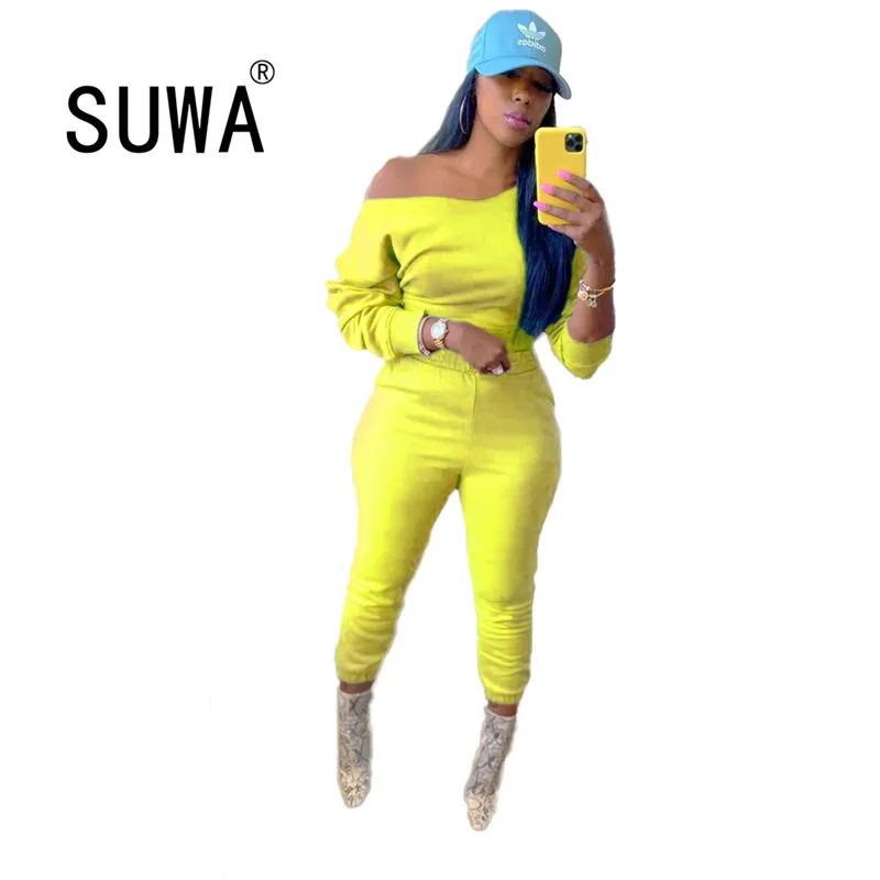 

2021 New Product Women Set Autumn Knitted Long Sleeve Pullover Retro Top And High Waist Skinny Pencil Pants Sexy 2 Piece Outfits