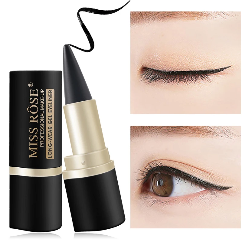 

1PC Waterproof Eyeliner Pen Quick Dry Matte Eye Liner Gel Long-lasting Not Blooming Eyeliner Pencil Women Cosmetic Makeup Tools