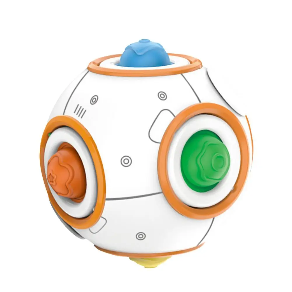

Fingertip Gyro Fun Squeeze Ball Puzzle Game Relaxing Decompress Magic Ball Brain Teaser Squeeze Toys For Children Teens Adults