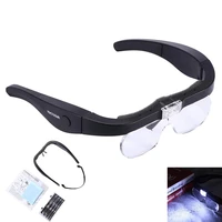 glasses magnifier led magnifier four magnifications usb rechargeable reading magnifier jewelers magnifying glass