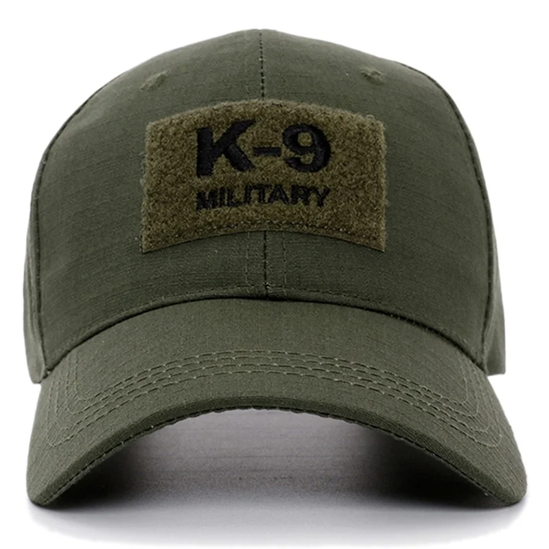 

K9 Tactical Hat Outdoor Camouflage Adjustable Cap Mesh Tactical Military Army Airsoft Fishing Hunting Hiking Snapback Hat