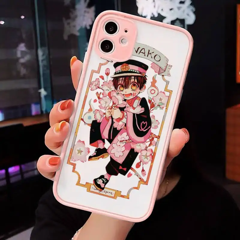 

Toilet Bound Hanako Kun anime Phone Cases matte transparent For iphone 7 8 11 12 plus mini x xs xr pro max cover