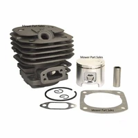 engine cylinder piston barrel kit with free gasket fits for husqvarna 61 chainsaw 48mm