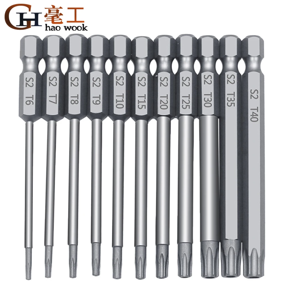 11 шт. 12 набор защитных бит отвертка сверло плоская головка 1/4 &quot шестигранные