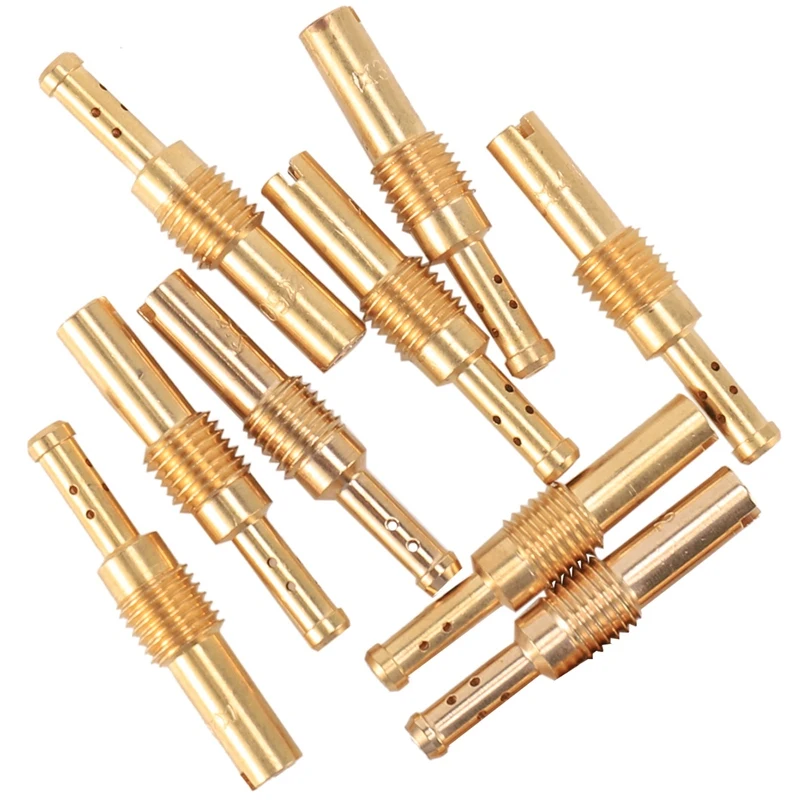 10 шт. карбюратор для мотоцикла комплект основной струи набор медленная/пилотная