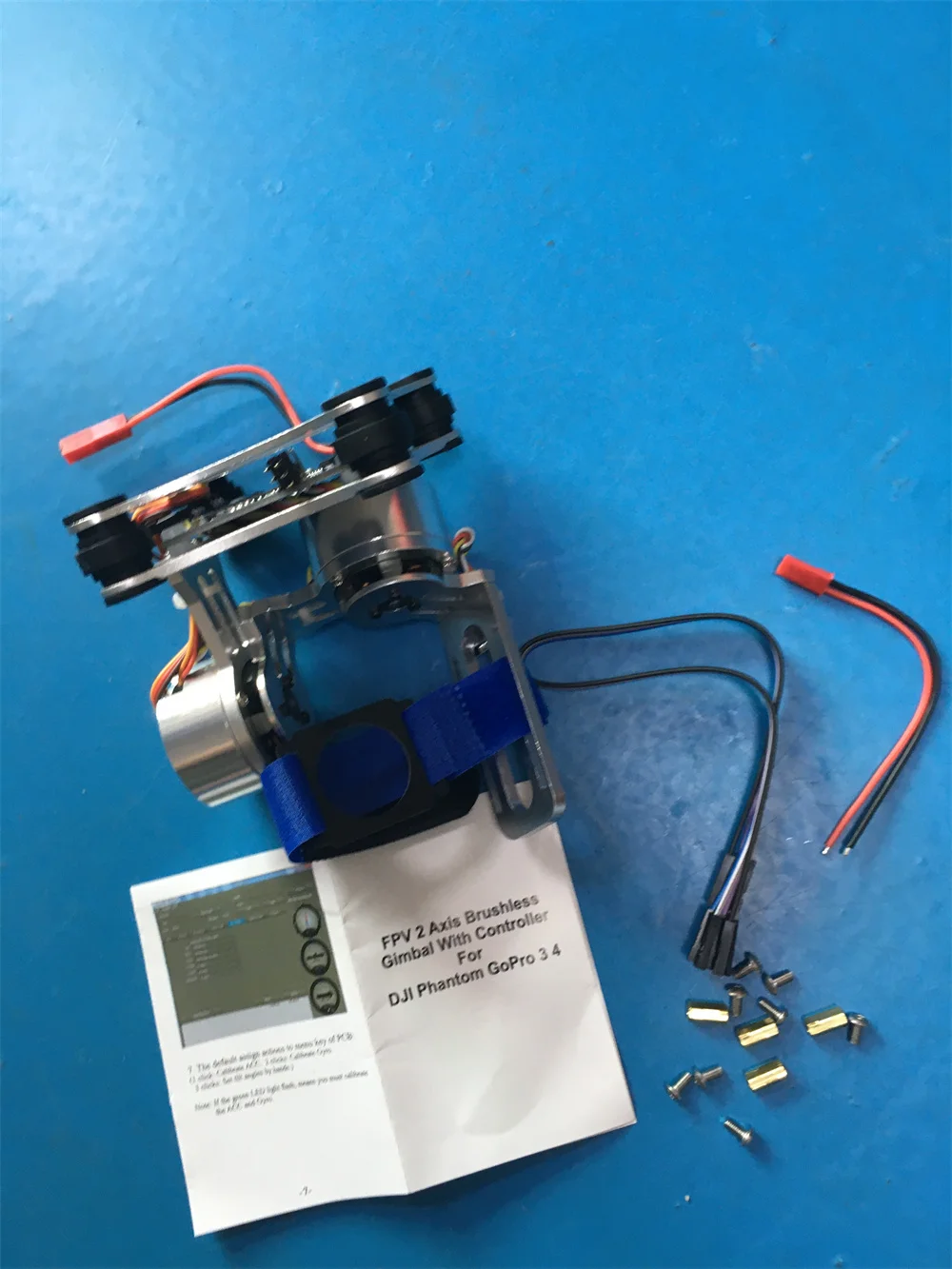 2 Axis Brushless Gimbal Frame 2208 Motors BGC Flight Controller for Gopro 3 4 Xiaomi Xiaoyi SJ4000 | Parts & Accs