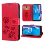 Из искусственной кожи чехол-бумажник для Alcatel 1B 1S 1V 3L 2020, флип-кейс, мягкий силиконовый чехол из ТПУ, чехол для Alcatel, чехол, сумки для мобильных телефонов