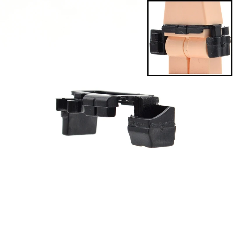 10 шт./лот военные карманы пояс MOC части модель строительные блоки кирпичи игрушки