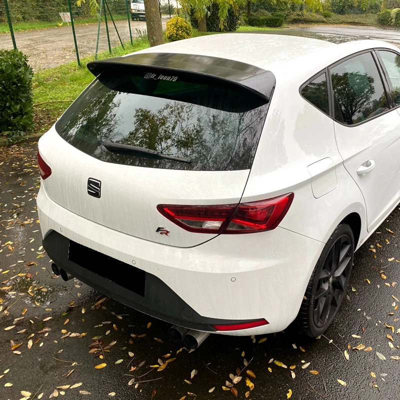 

2012-2020 UBUYUWANT Rear Roof Lip Spoiler For V olkswagen Seat LEON MK3 5F FR Style Hatchback Spoiler High quality ABS material