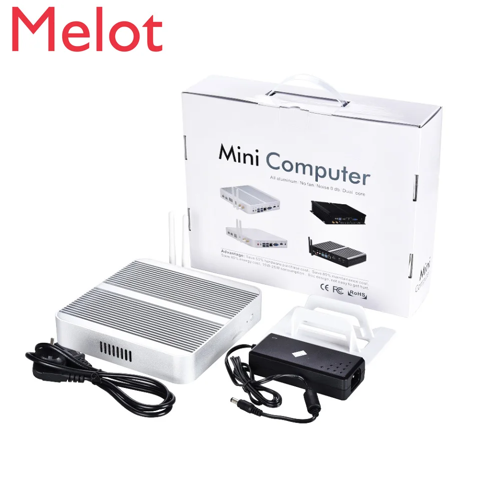 Bestellen XRY Windows10 Linux Micro Desktop Pc Computer Hardware Core I3 6157U Mini Fanless Büro PC Mit VGA USB WIFI