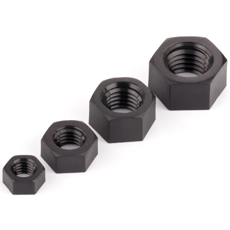 Black/White Nylon Hex Nut Insulated Plastic Hexagon Nuts M2 M2.5 M3 M4 M5 M6 M8 M10- M20 |