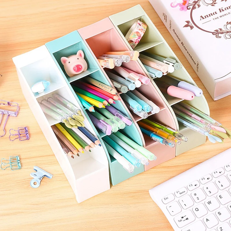 Настольный органайзер для ручек Caddy офисный сетчатый ящик хранения карандашей| |