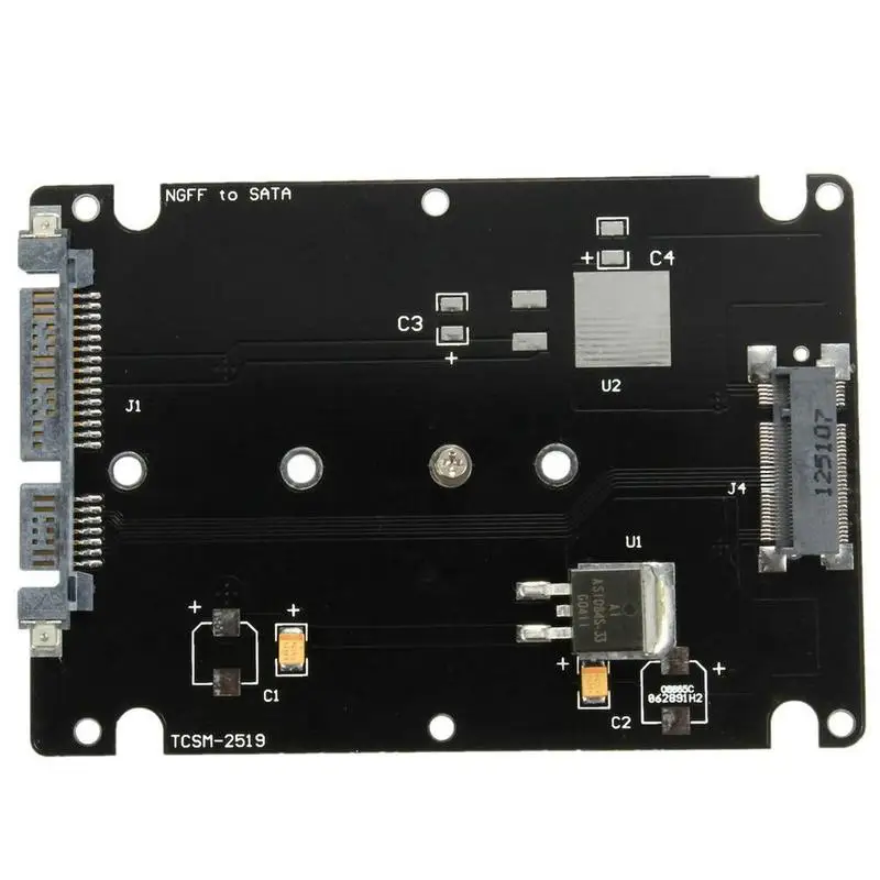 Чехол для адаптера M.2 NGFF на 2 5 дюйма SATA SSD/MSATA (B Ключ ПК M2 + M настольная розетка