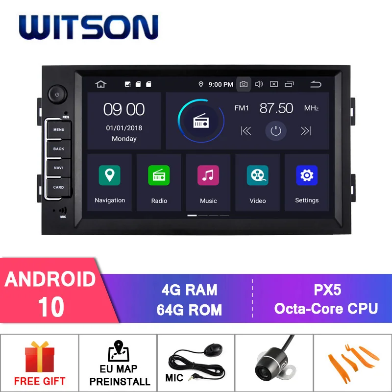 Автомобильный DVD-плеер WITSON Android 10 0 для PEUGEOT 308S автомобильный мультимедийный плеер