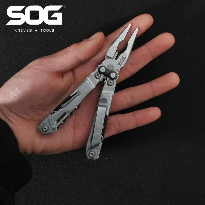 SOG PL1001 EDC Multi-Tool Folding Knife Pliers Tactical Self-Defense Survival Hunting Bushcraft Outdoor Hiking Camping Equipment