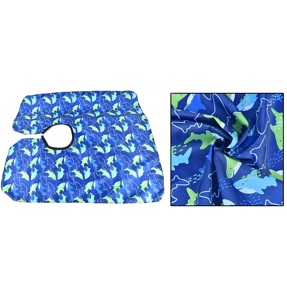 

Водонепроницаемая накидка для стрижки волос с изображением дельфина, 78x69 см