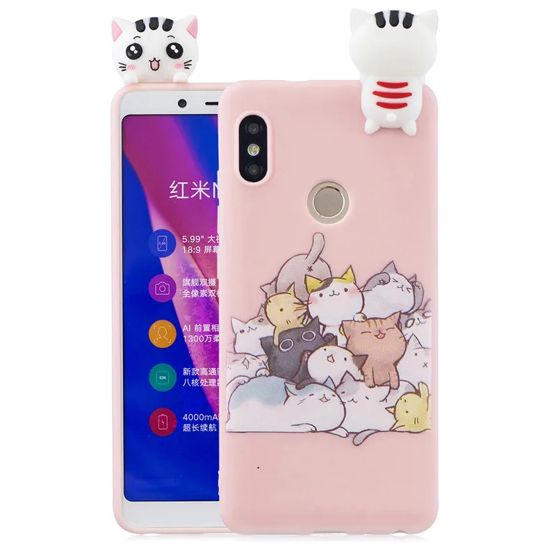 O 3D, панда, единорог, "Кролик", "Кошка чехол для Xiaomi Mi8 A1 A2 Lite Redmi 8 7 6 7A 8A 4X Note 8T Note 8 iPhone 7 6 Plus 5 iPad Pro 5A Redmi 5 Plus S2 чехол - Цвет: O