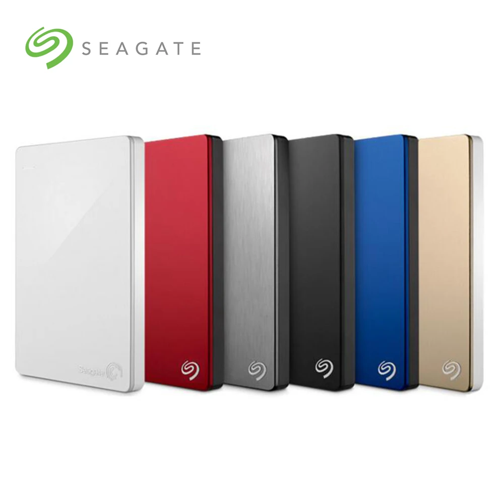 Внешний жесткий диск Seagate 1 ТБ 2 резервная копия Plus тонкий USB 3 0 HDD 5 дюйма
