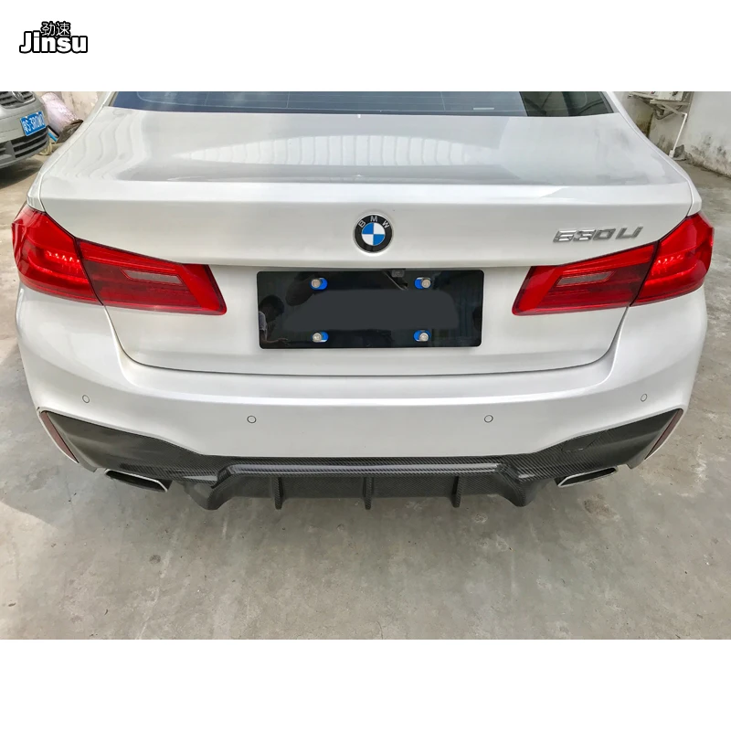 Спойлер для заднего бампера M5 style спойлер BMW 5 series 540i 2017 - 2019 G30 задний диффузор