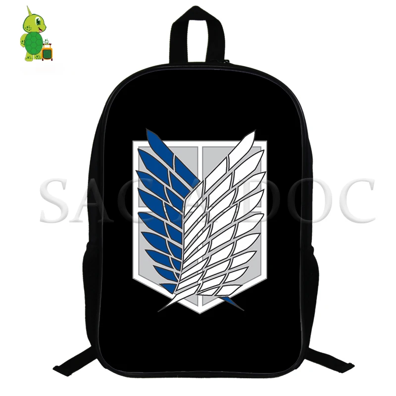 Аниме Mochila рюкзак &quotатака на Титанов&quot для маленьких мальчиков и девочек с