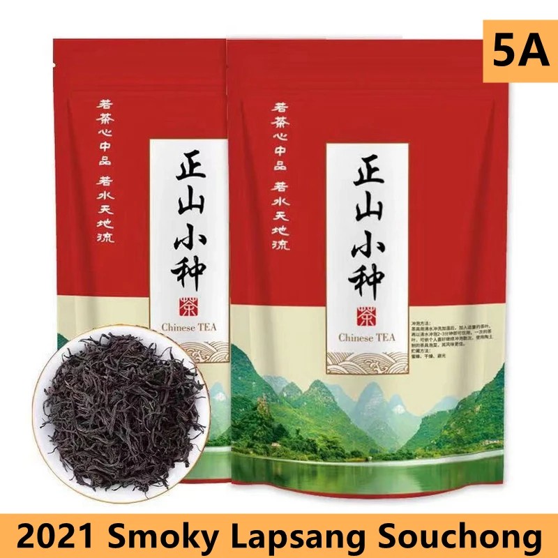 

2021 5A Quality Smoke Zhengshanxiaozhong Superior Lapsang Sauchong Tea the Green Food for Health Care Lose Weight