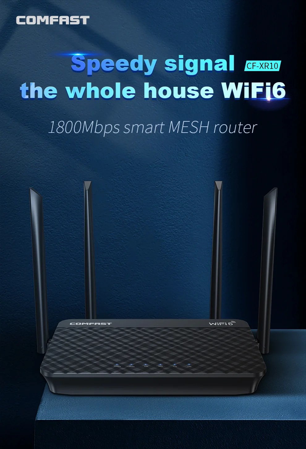 Wifi6 роутер AX1800 умная сетка WiFi Qualcomm четырехъядерный Wifi 6 2 4G 5 0 GHz полностью