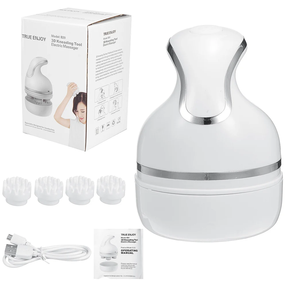 Умный электрический массажер для головы домашних животных беспроводной кошек и